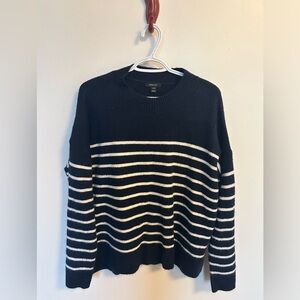 striped crewneck